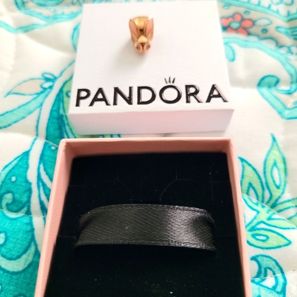 Pandora Rose Gold Bunny Charm 
